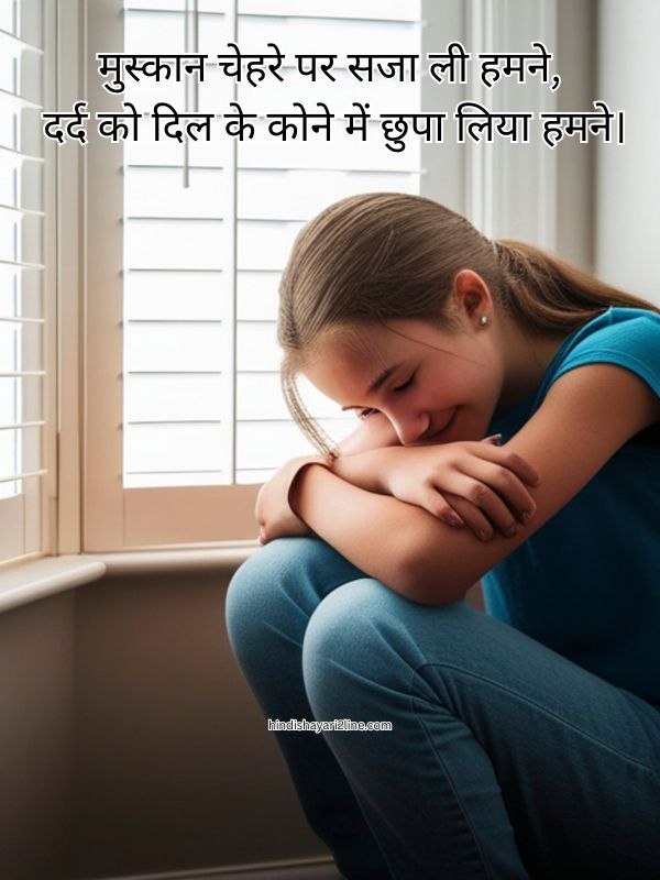 Sad Smile Shayari​