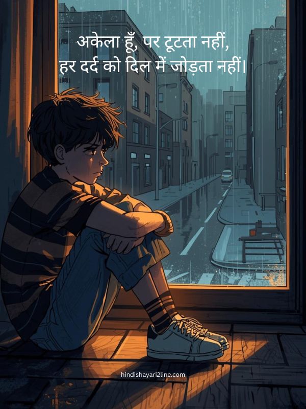 Shayari Alone in Hindi