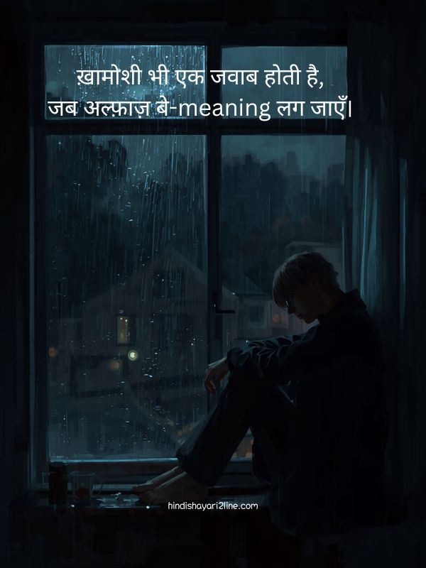 Khamoshi Shayari