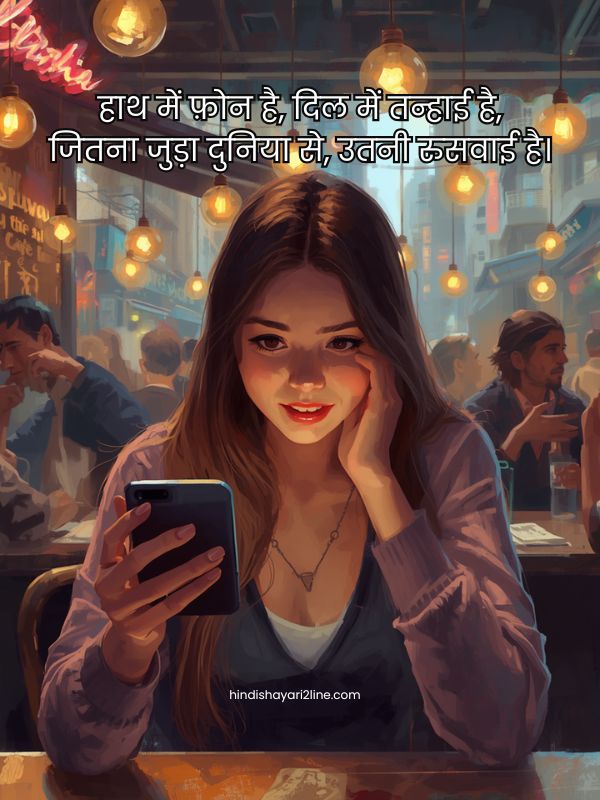 Mobile par Shayari in Hindi