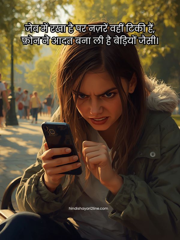 Mobile Phone par Shayari in Hindi