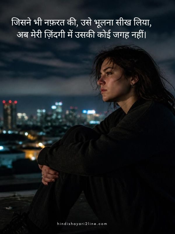 Attitude Nafrat Shayari in Hindi