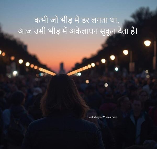 Akelepan Zindagi Dard Bhari Shayari
