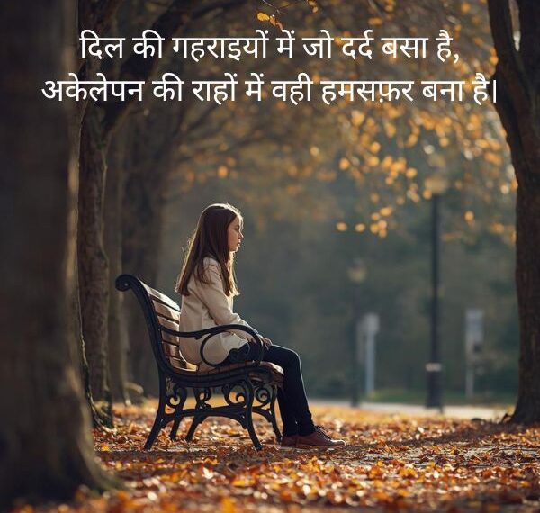 Alone Sad Shayari In Hindi
