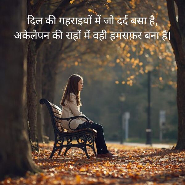 Alone Sad Shayari in Hindi | 192 +…