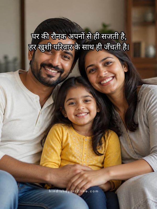 Family Shayari in Hindi 2 Line